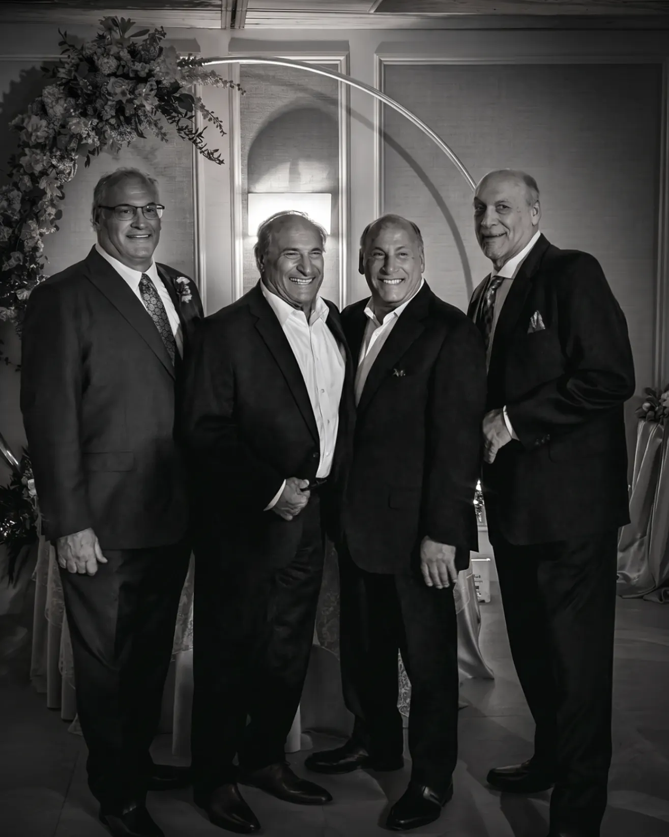 The four Sabatello brothers — Paul, Ted, Carl, and Michael — in 2025
